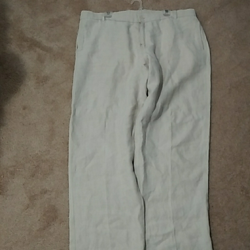 Women's 100% Linen pants. Sze 40.